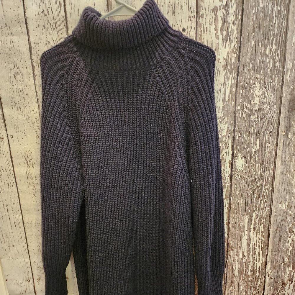 Uniqlo Black Turtleneck Dress